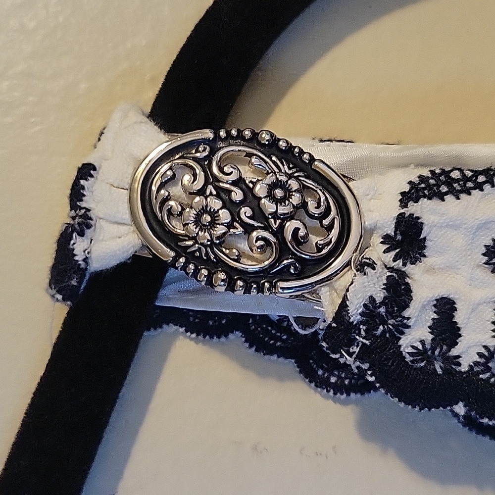 Kate Spade White and Black Midi Dress - Picture 6 of 9